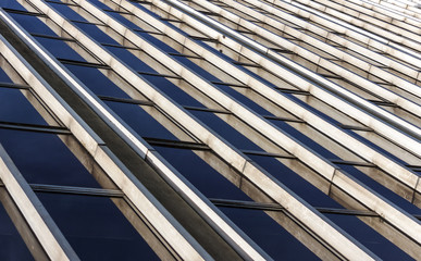 Straight lines of a building