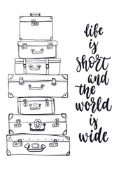 Travel inspiration quote.