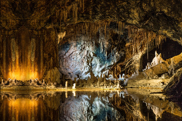 Enchanted lake of the fairy Grotto