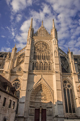 Fototapeta na wymiar Transpet de la Cathédrale d'Amiens