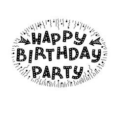 Poster for the birthday greetings.