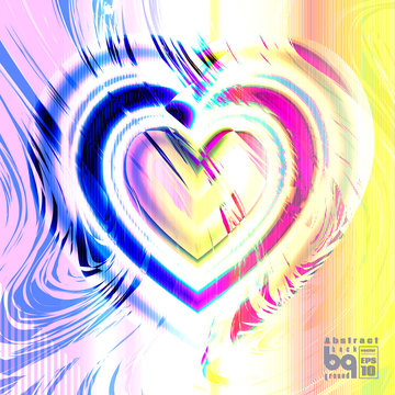 Background Valentines day heart for design