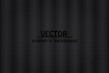 black abstract background. geometric banner.