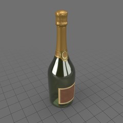 Bottle Champagne 01