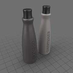 Bottles Shampoo And Conditioner