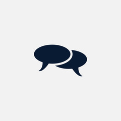 Chat icon simple illustration