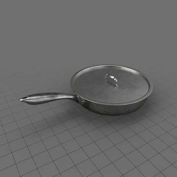Kitchen Covered Pan 01
