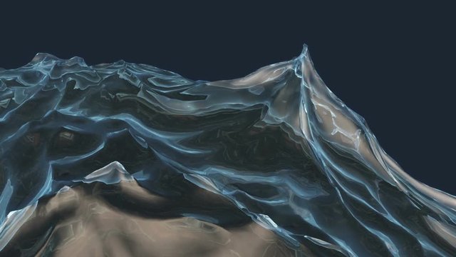 digital sea wave