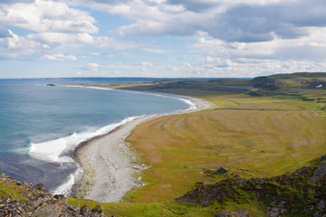North Sea Coast, sunny weather