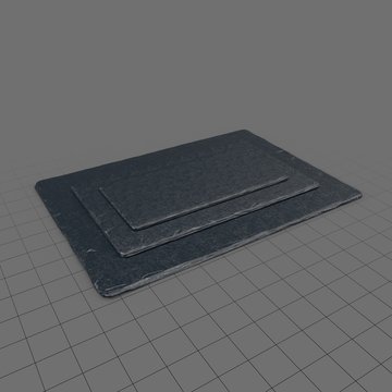 Serving Plates Slate Rectangular 01