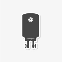 Electric boiler icon - vector Illustration