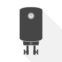 Electric boiler icon - vector Illustration