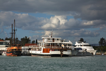 Port in Pathos. Cyprus