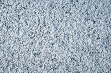 texture of ice covered hoarfrost