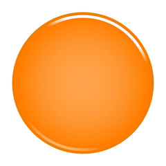 Orange circle button blank web internet icon