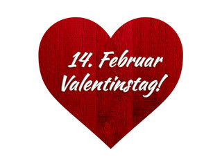 14. Februar Valentinstag, i love you, kocham cię