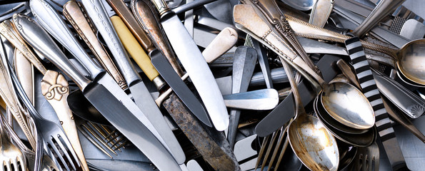 Heap of cutlery