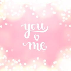 Romantic Typographic poster