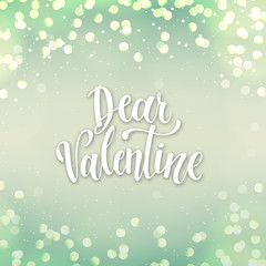 Romantic Typographic poster