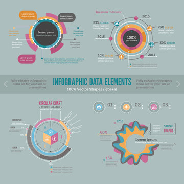 Infographics data elements