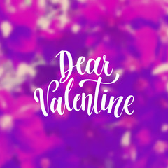 Romantic Typographic poster