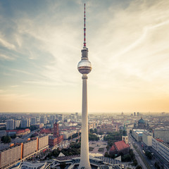 Berlin city view, Germany - obrazy, fototapety, plakaty