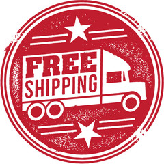 Free Shipping Promotional Stamp