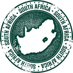 South Africa Country Tourism Stamp © squarelogo