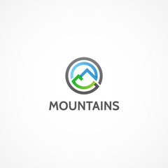 Mountains logo.