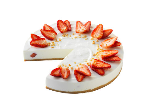 Cheese cake with strawberry