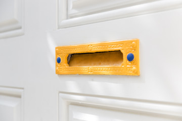 Old Colorful Letter Box