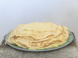 Crêpes pour la chandeleur du 2 février.