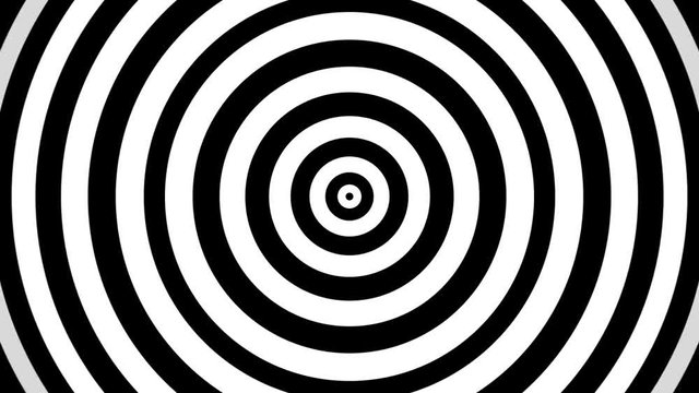 White circles concentric animation