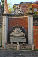 Roma, la fontana di via Capo d'Africa al Celio