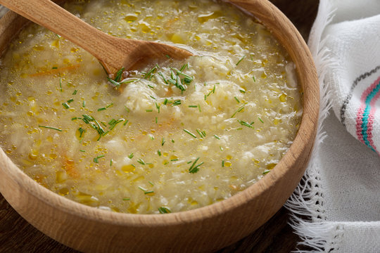 Ukrainian sauerkraut soup kapusniak
