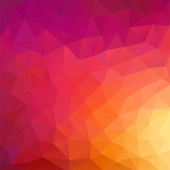Background of geometric shapes. Retro triangle background. Colorful mosaic pattern.