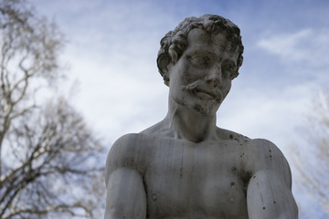 Fototapeta premium Royal gardens of the palace of aranjuez in madrid, spain