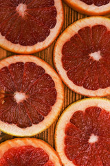 set of grapefruit slices