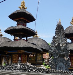 Tempeldächer in Bali