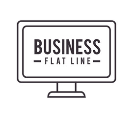 computer desktop isolated icon vector illustration design