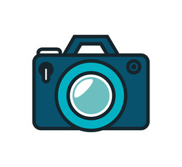 camera photographic isolated icon vector illustration design