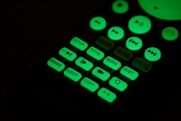 Fototapeta na wymiar remote control with backlight