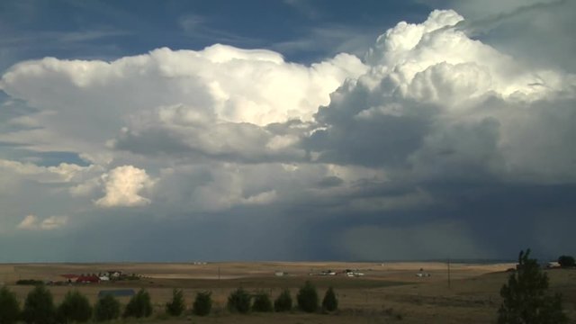 Pileus Caps Cumulonimbus Clouds