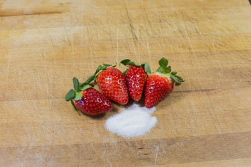 Fresas con azucar