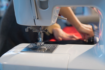 sewing machine and hand dressmaker