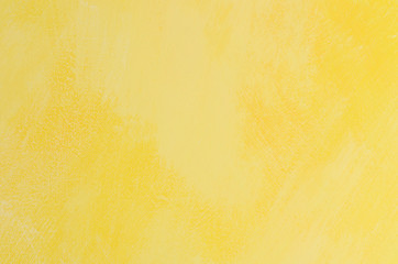 close up painted in shades of yellow wall