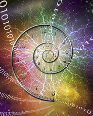 Spiral of time Some elements provided courtesy of NASA
