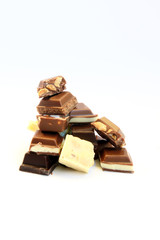 Chocolate Variety on White