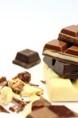 Chocolate Variety on White