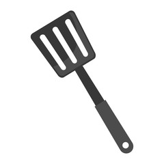 spatula strainer plastic utensil kitchen vector illustration eps 10
